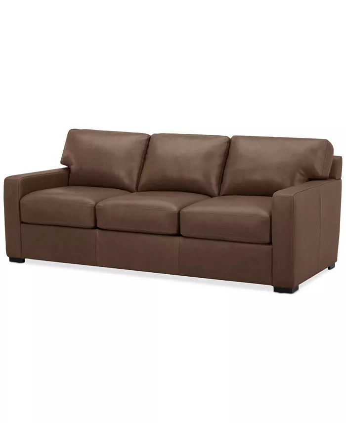 Furniture Radley 86" Leather Sofa Created For Macy's Furniture