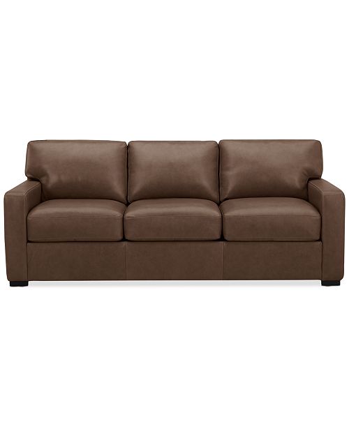 Furniture Radley 86" Leather Sofa Created for Macy's Furniture