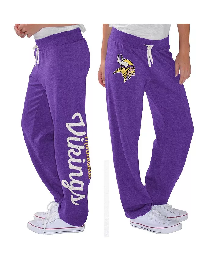 G-III 4Her By Carl Banks Women's Purple Minnesota Vikings Scrimmage Fleece Pants Sports Fan Shop
