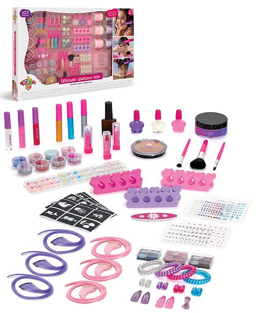 Geoffrey's Toy Box Ultimate Glamour Box Slumber Party Makeover Kit Created for Macy's All Toys