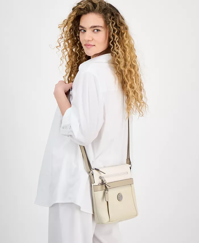 Giani Bernini Colorblock Pebble Crossbody Exclusively At Macy's Handbags Purses & Accessories