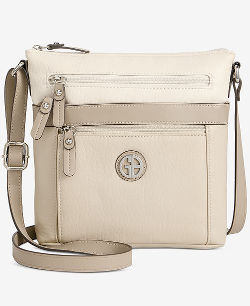 Giani Bernini Colorblock Pebble Crossbody Exclusively at Macy's Handbags Purses & Accessories