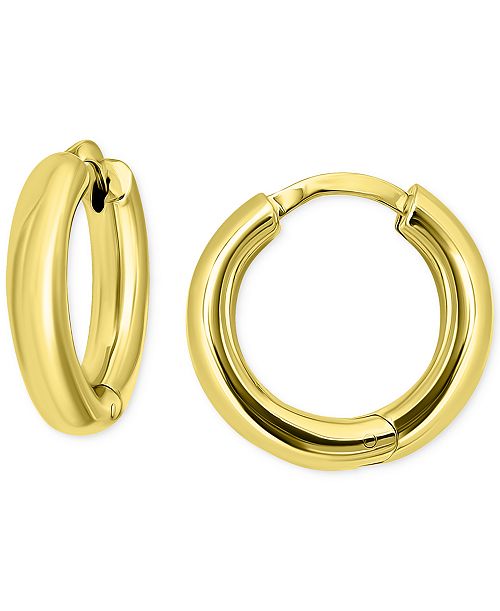 Giani Bernini Small Hoop Earrings In 18k Gold-Plated Sterling Silver (also In Sterling Silver) 3/4" Exclusively At Macy's Jewelry & Watches
