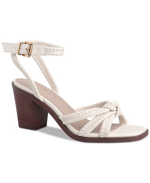 Giani Bernini Women's Renaee Block Heel Woven Strappy Dress Sandals Created for Macy's Women's Fashion Shoes & Accessories