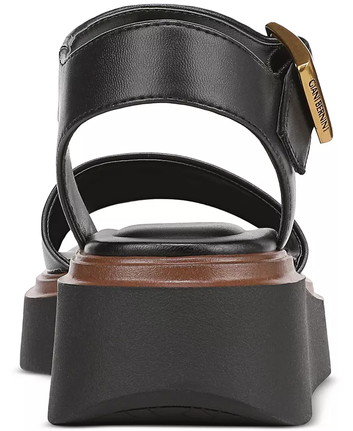 Giani Bernini Women's Teagann Platform Wedge Sandals Created For Macy's Women's Fashion Shoes & Accessories