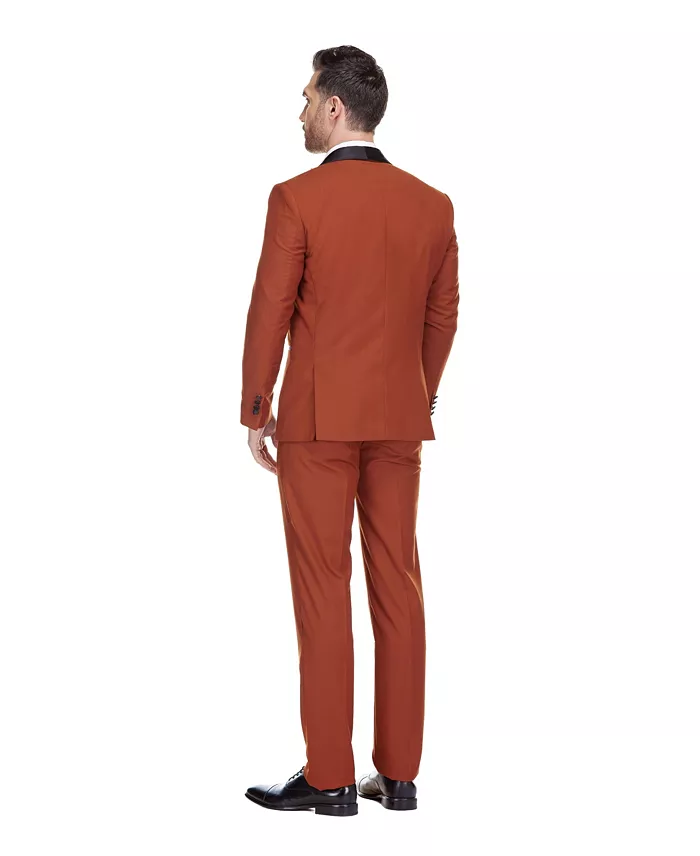 Gino Vitale Men's Braveman 3-Piece Slim Fit Shawl Lapel Tuxedo Men's Fashion & Accessories