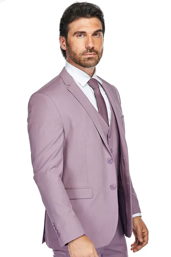 Gino Vitale Men's Skinny Fit 3-Piece Suit Men's Fashion & Accessories