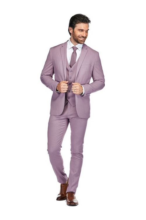 Gino Vitale Men's Skinny Fit 3-Piece Suit Men's Fashion & Accessories