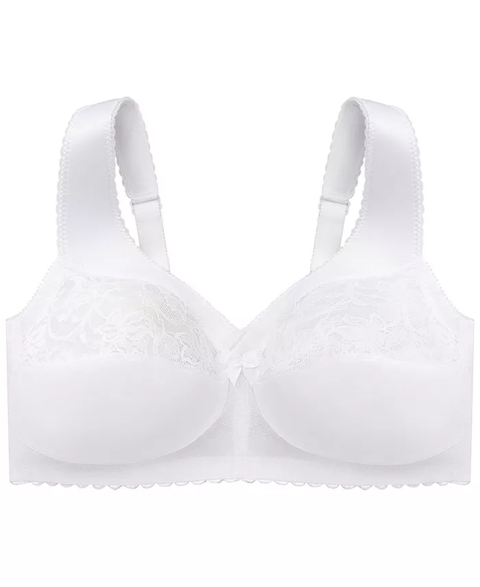 Glamorise Women's Full Figure Plus Size MagicLift Original Wirefree Support Bra 1000 Women's Fashion Shoes & Accessories