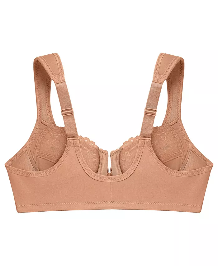 Glamorise Women's Full Figure Plus Size Wonderwire Front Close Bra 1245 Women's Fashion Shoes & Accessories