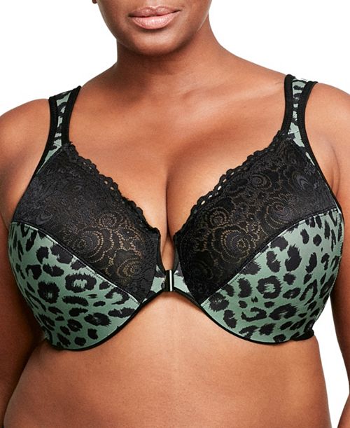 Glamorise Women's Full Figure Plus Size Wonderwire Front Close Bra 1245 Women's Fashion Shoes & Accessories