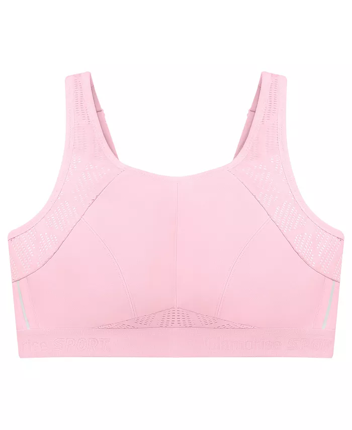 Glamorise Women's Plus Size Sport No-Bounce Camisole Bra 1066 Women's Fashion Shoes & Accessories