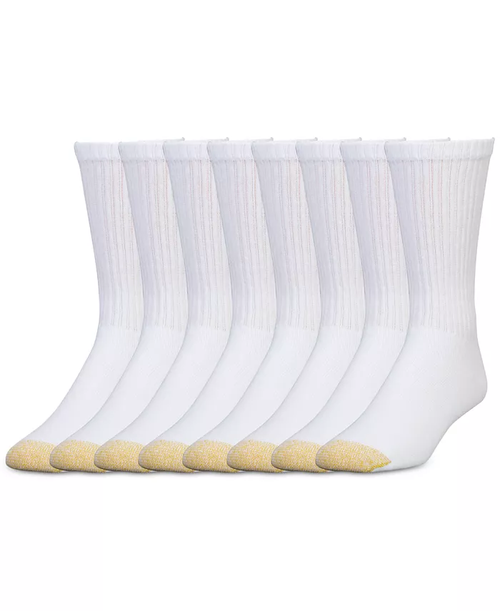 Gold Toe Men’s 8-Pack Athletic Crew Socks Men's Fashion & Accessories