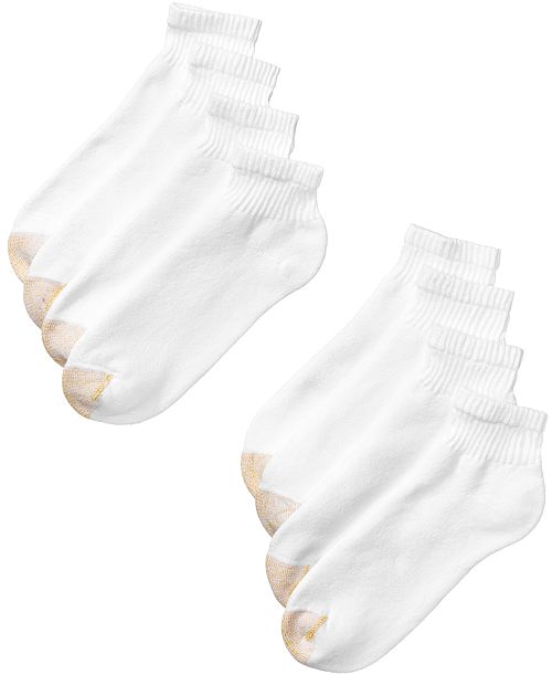 Gold Toe Men's 8-Pack Athletic Quarter Socks Men's Fashion & Accessories