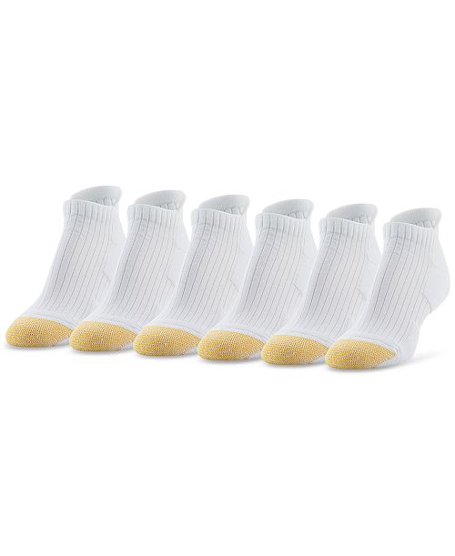 Gold Toe Women's 6-Pk. Everyday No Show Tab Socks GTDL0154R06 Women's Fashion Shoes & Accessories