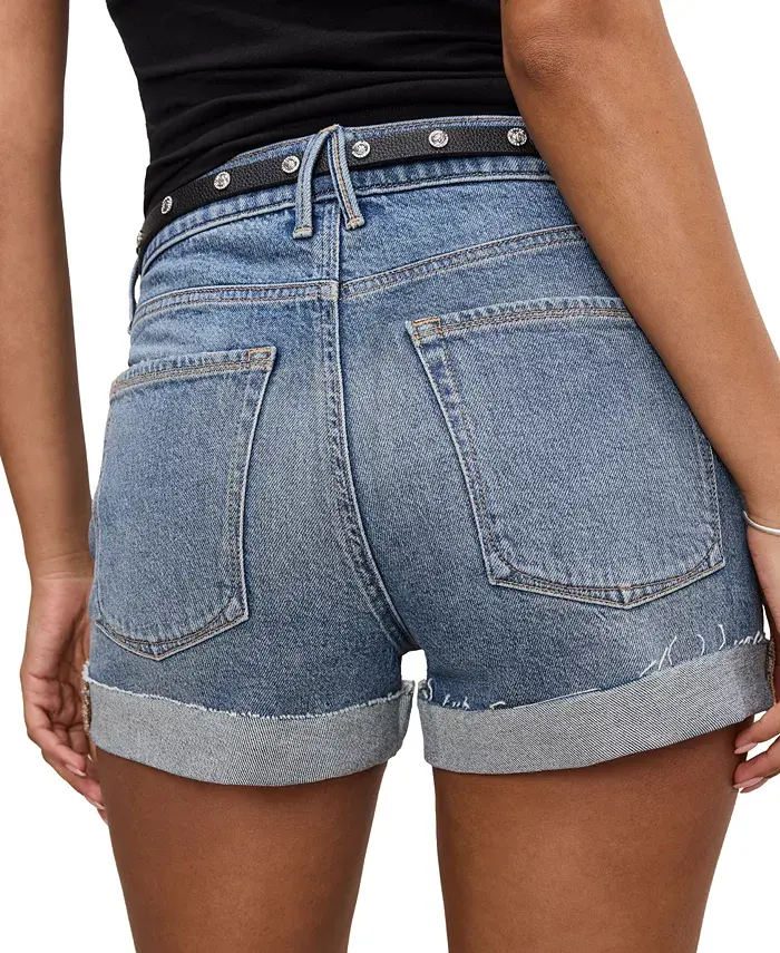 Good American Women's Good Girlfriend Shorts Women's Fashion Shoes & Accessories