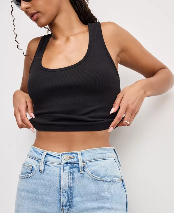 Good American Women's Good Standard Kick-Flare Jeans Women's Fashion Shoes & Accessories