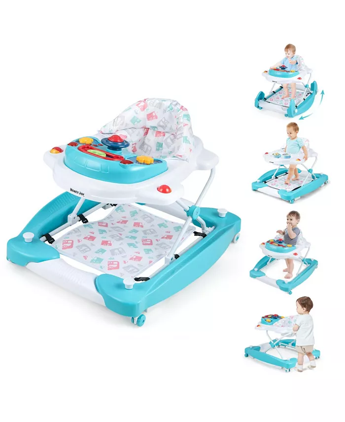 GOUUN 6 In 1 Foldable Baby Walker With Adjustable Height All Toys