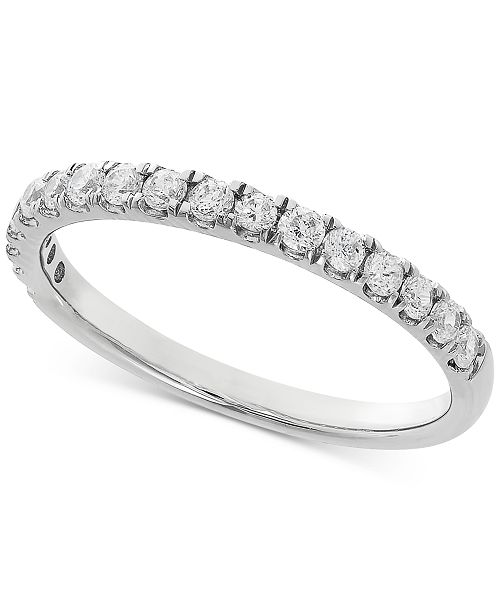 Grown With Love IGI Certified Lab Grown Diamond Band (3/8 ct. t.w.) in 14k White or Yellow Gold Jewelry & Watches