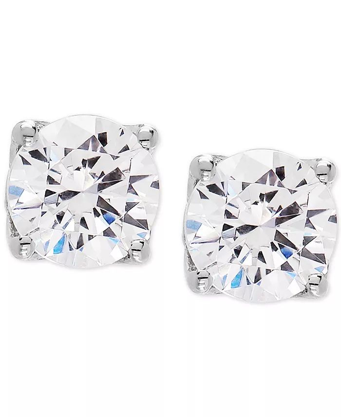 Grown With Love IGI Certified Lab Grown Diamond Stud Earrings (1 Ct. T.w.) In 14k Gold Or White Gold Jewelry & Watches