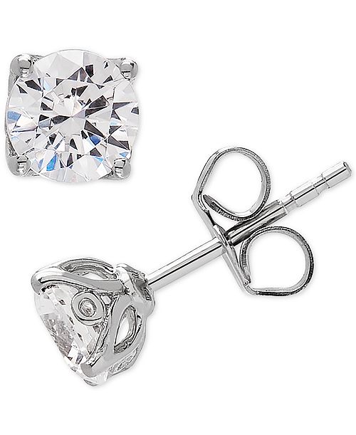 Grown With Love IGI Certified Lab Grown Diamond Stud Earrings (1 Ct. T.w.) In 14k Gold Or White Gold Jewelry & Watches
