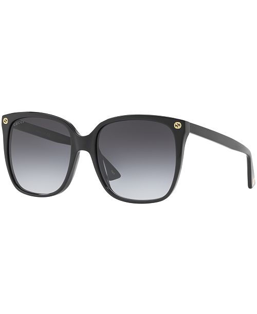 Gucci Sunglasses GG0022S Women's Fashion Shoes & Accessories
