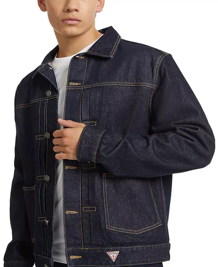 GUESS JEANS Men's Selvedge Jacket Men's Fashion & Accessories