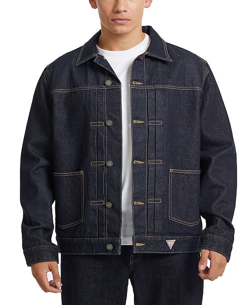GUESS JEANS Men's Selvedge Jacket Men's Fashion & Accessories