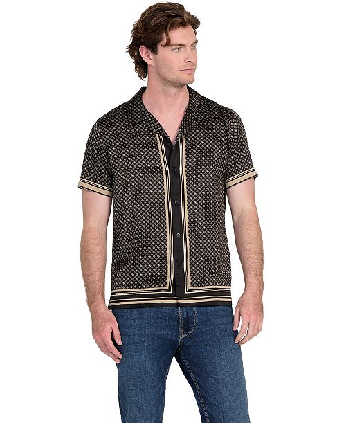 GUESS Men's Charm Peony Shirt Men's Fashion & Accessories