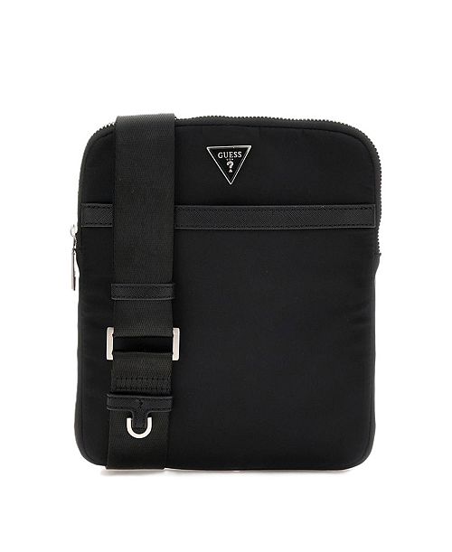 GUESS Men's Milano Flat Crossbody Bag Men's Fashion & Accessories