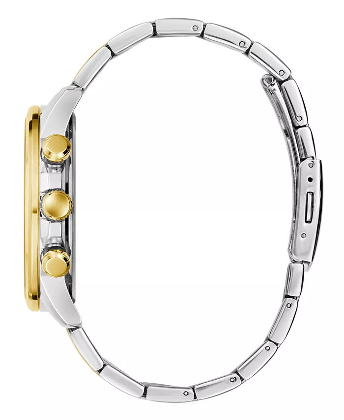 GUESS Men's Multi-Function Two-Tone Stainless Steel Watch 44mm Jewelry & Watches