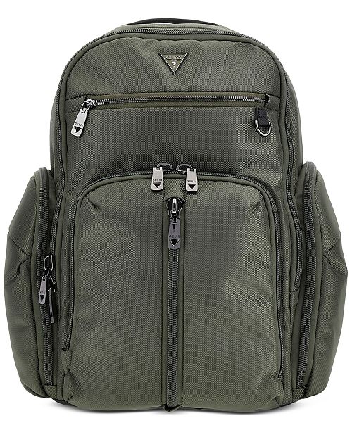 GUESS Men's Pocket Logo Backpack Men's Fashion & Accessories