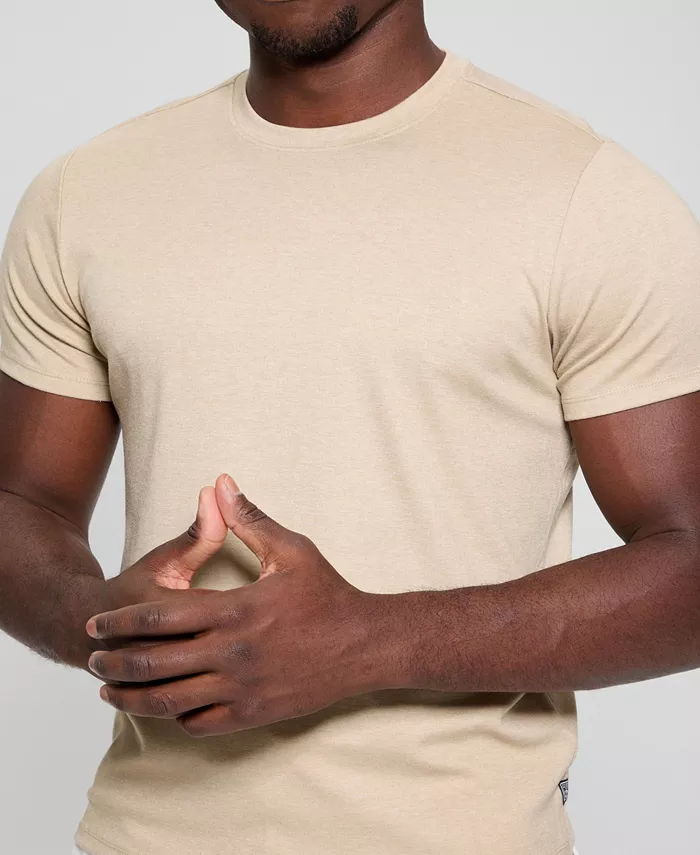 GUESS Men's Short Sleeve Solid Granada Crew Shirt Men's Fashion & Accessories