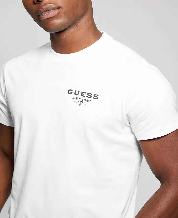 GUESS Men's Signature Short Sleeve T-shirt Men's Fashion & Accessories