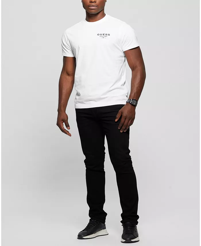 GUESS Men's Signature Short Sleeve T-shirt Men's Fashion & Accessories