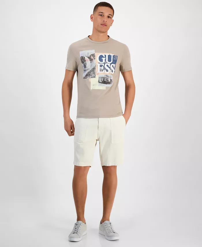 GUESS Men's Slim-Fit Sail Boat Graphic T-Shirt Men's Fashion & Accessories