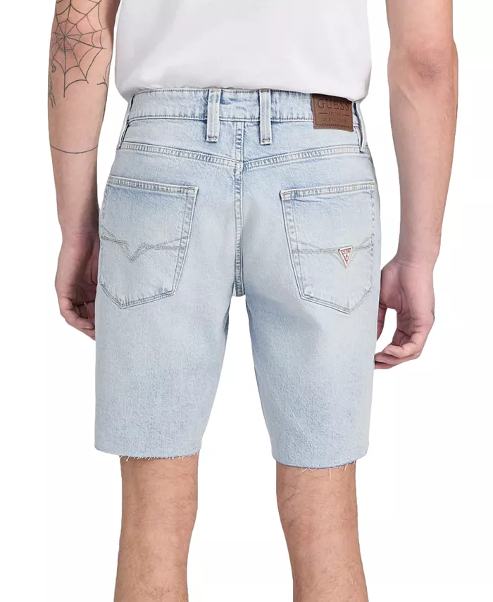 GUESS Men's Wyatt Regular-Fit Stretch Denim Shorts Men's Fashion & Accessories