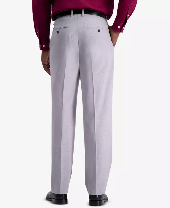 Haggar JMH Men's 4-Way Stretch Classic Fit Flat Front Dress Pant Men's Fashion & Accessories