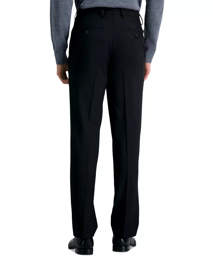 Haggar Men’s Premium Comfort Straight-Fit 4-Way Stretch Wrinkle-Free Flat-Front Dress Pants Men's Fashion & Accessories