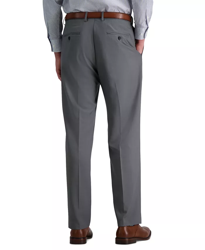 Haggar Men's Premium Comfort Stretch Classic-Fit Solid Flat Front Dress Pants Men's Fashion & Accessories