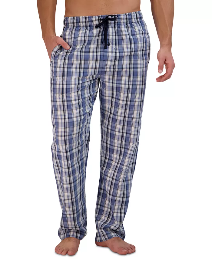 Hanes Men's 2-Pc. Relaxed-Fit Sleep T-Shirt & Stretch Plaid Pajama Pants Set Men's Fashion & Accessories