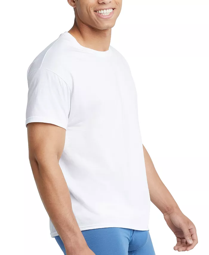 Hanes Men's 6-Pack Ultimate Crewneck Undershirts Men's Fashion & Accessories