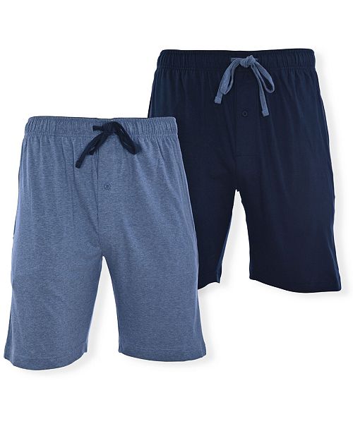 Hanes Men's Knit Jam Shorts Pack of 2 Men's Fashion & Accessories