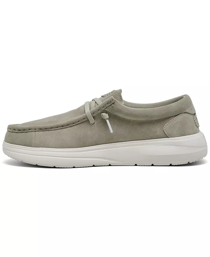 Hey Dude Men's Wally Comfort Suede Casual Sneakers From Finish Line Brands