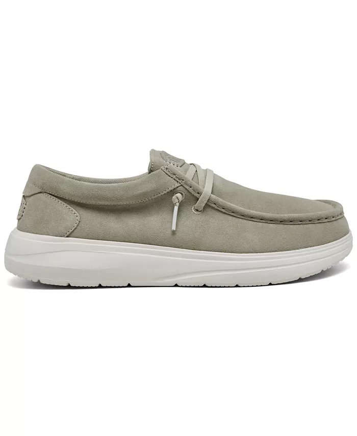 Hey Dude Men's Wally Comfort Suede Casual Sneakers From Finish Line Brands
