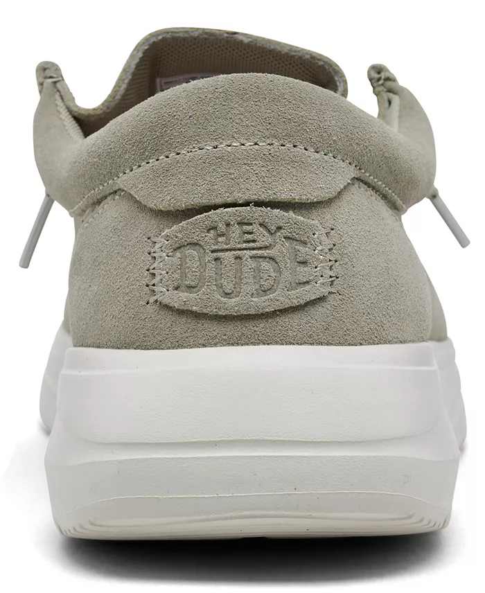 Hey Dude Men's Wally Comfort Suede Casual Sneakers From Finish Line Brands