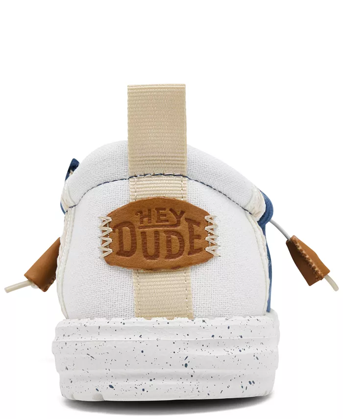Hey Dude Men's Wally Craft Linen Casual Moccasin Sneakers From Finish Line Brands