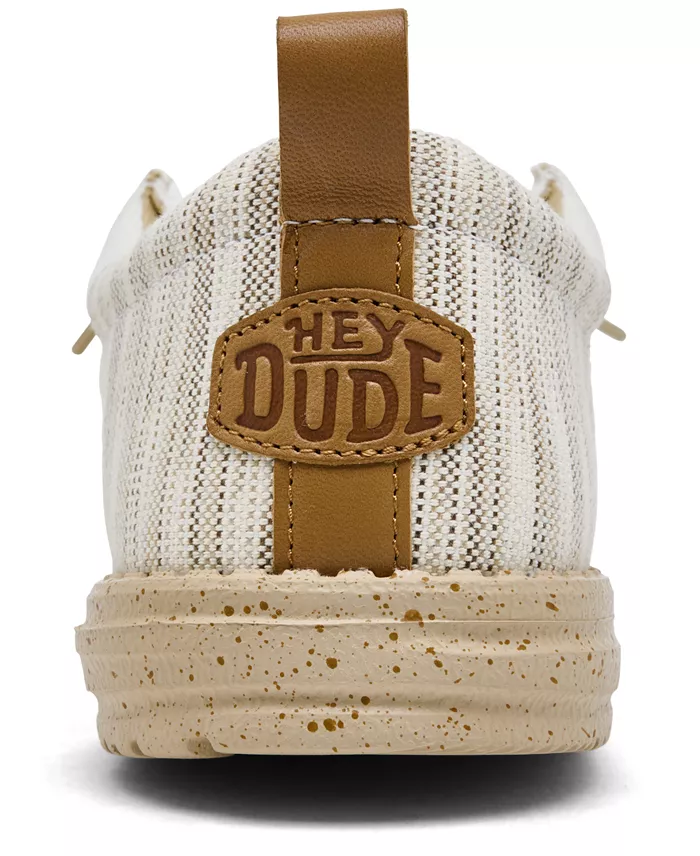 Hey Dude Men's Wally Funk Woven Jacquard Slip-On Casual Moccasin Sneakers From Finish Line Brands