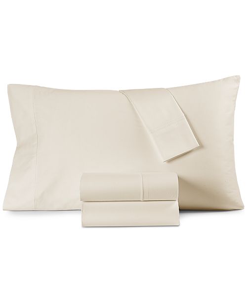 Hotel Collection 525 Thread Count Egyptian Cotton 3-Pc. Sheet Set Twin Exclusively at Macy’s Bed & Bath