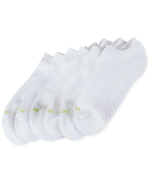Hue Women's Massaging No Show 6 Pack Socks Women's Fashion Shoes & Accessories